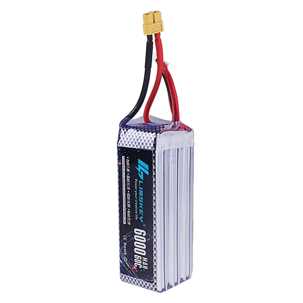 Baterai LiPo 7.4V 11.1V 14.8V  - 4S Lipo Battery 14.8V 6000Mah ulasan dan harga