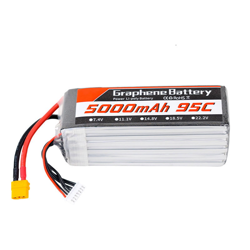 Baterai Lipo 95C 22.2V 6S 5000 - 6S Lipo Battery 22.2V 5000Mah ulasan dan harga