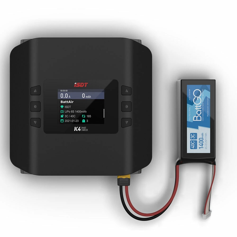 ISDT K4 Pengisi Daya Smart Bal - Isdt K4 Dual Lipo Charger ulasan dan harga